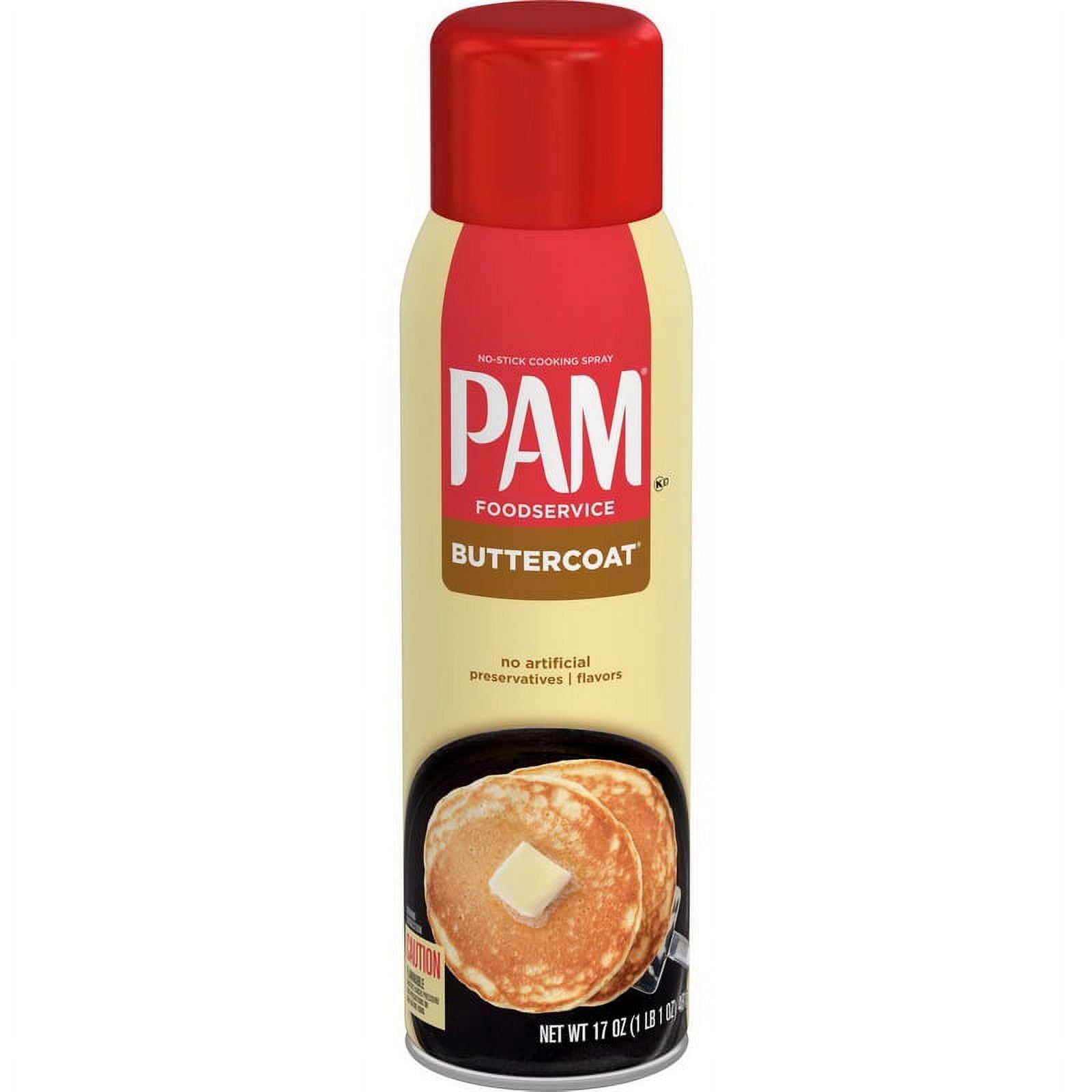 (Price/Case)Pam Pan Coating Butter Coat, 17 Ounces, 6 per case