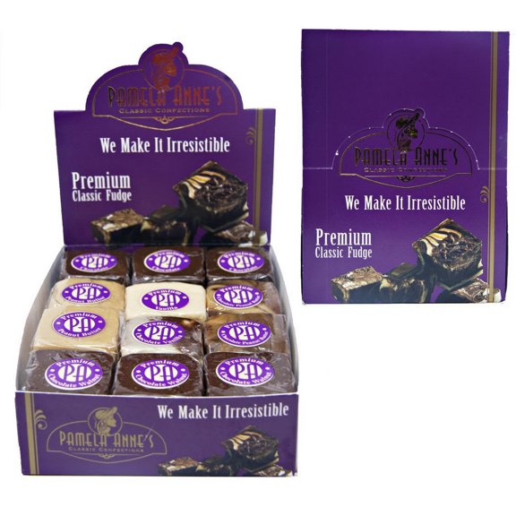 (Price/Case)Pamela Anne's Wrapped Assorted Fudge 24/2oz, 599860