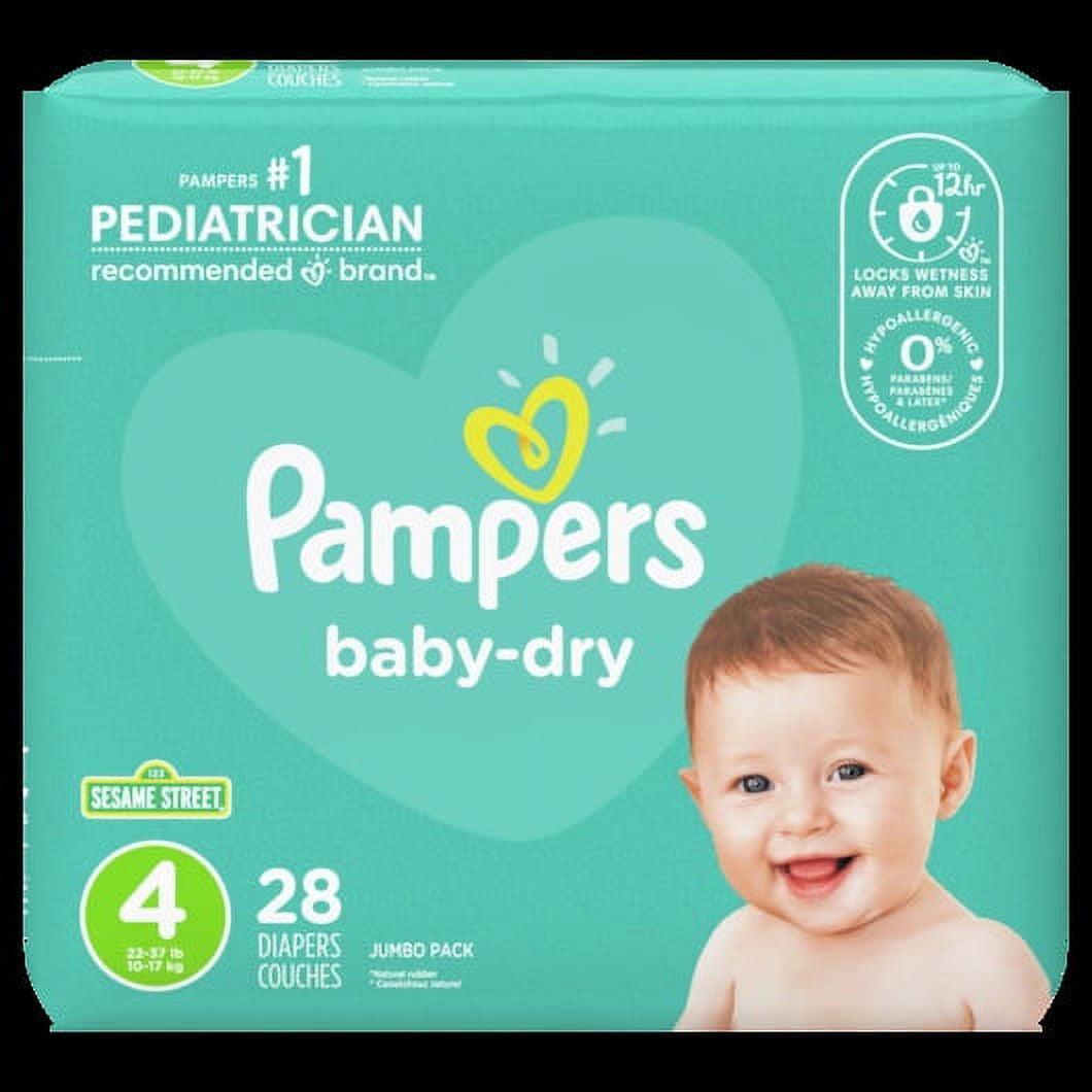 Price Case Pampers Diapers Size 4 28 Count 4 per case