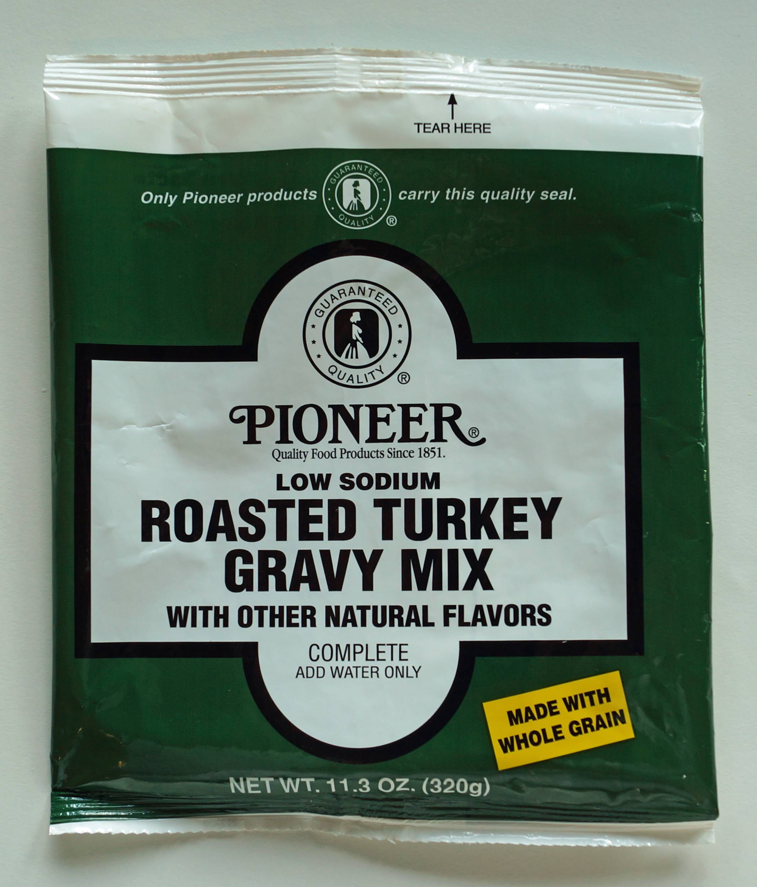(Price/Case)Pioneer Low Sodium Roasted Turkey Gravy Mix 11.3 Ounces Per