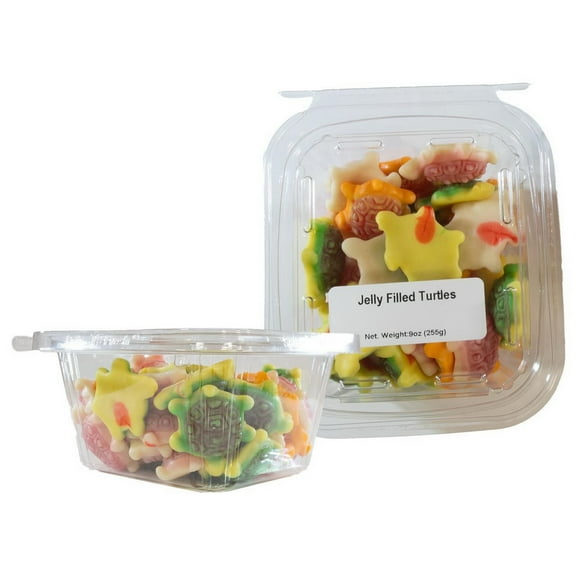 (Price/Case)Prepack Jelly Filled Gummi Turtles 12/9oz, 053075