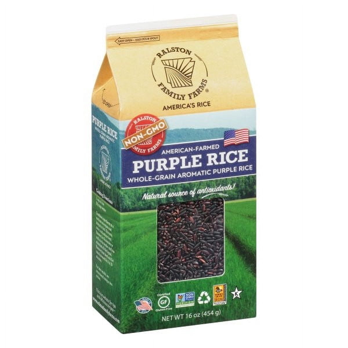 (Price/Case)Ralston Family Farms - Rice Purple - Case of 6-16 OZ ...