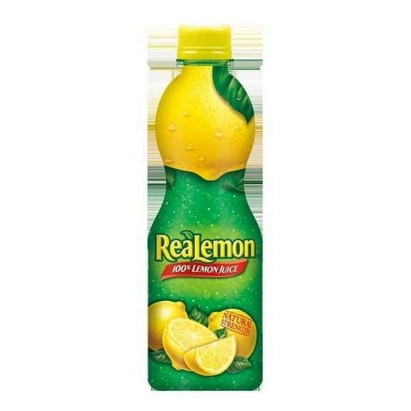 (Price/Case)Realemon 10013244 8Oz Realemon Juice Pet Ls12