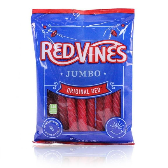(Price/Case)Red Vines Jumbo Original Red 8 Ounce - 12 Per Case