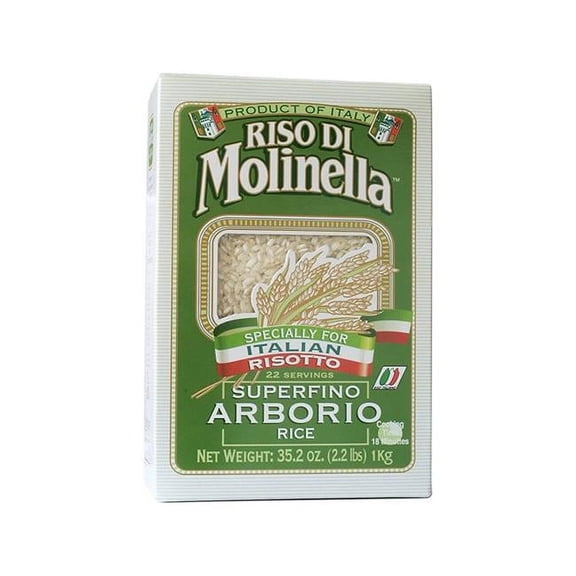 (Price/Case)Riso Di Molinella - Rice Superfino Arborio - Case of 10-2.2 LB