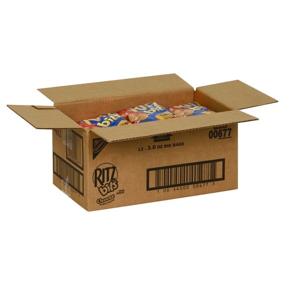 (Price/Case)Ritz Cheese Ritz Bits Snack 3 Ounce Bag - 12 Per Case