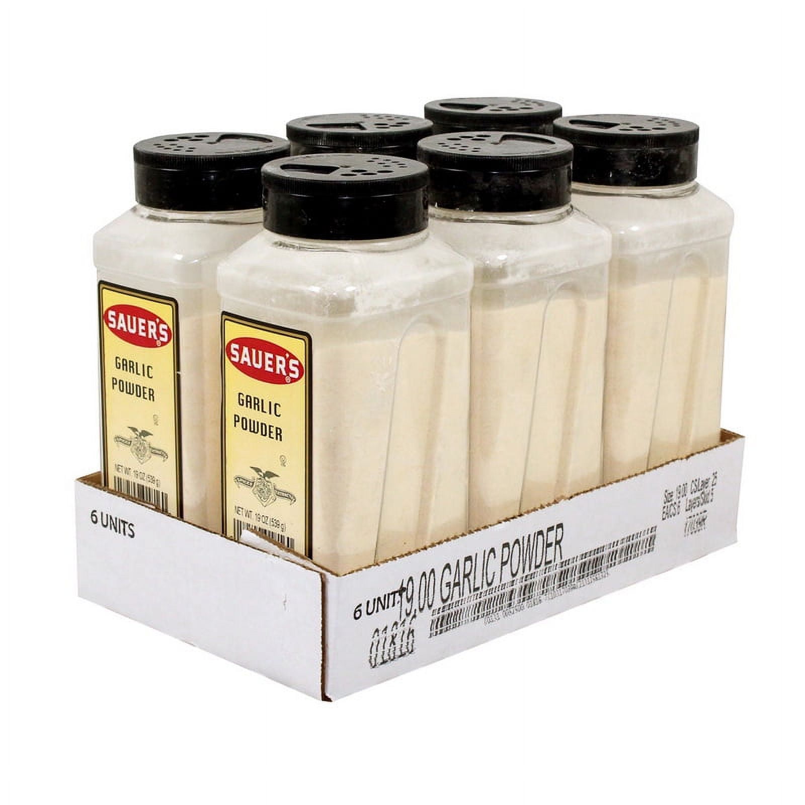(Price/Case)Sauer Garlic Powder, 19 Ounces, 6 per case