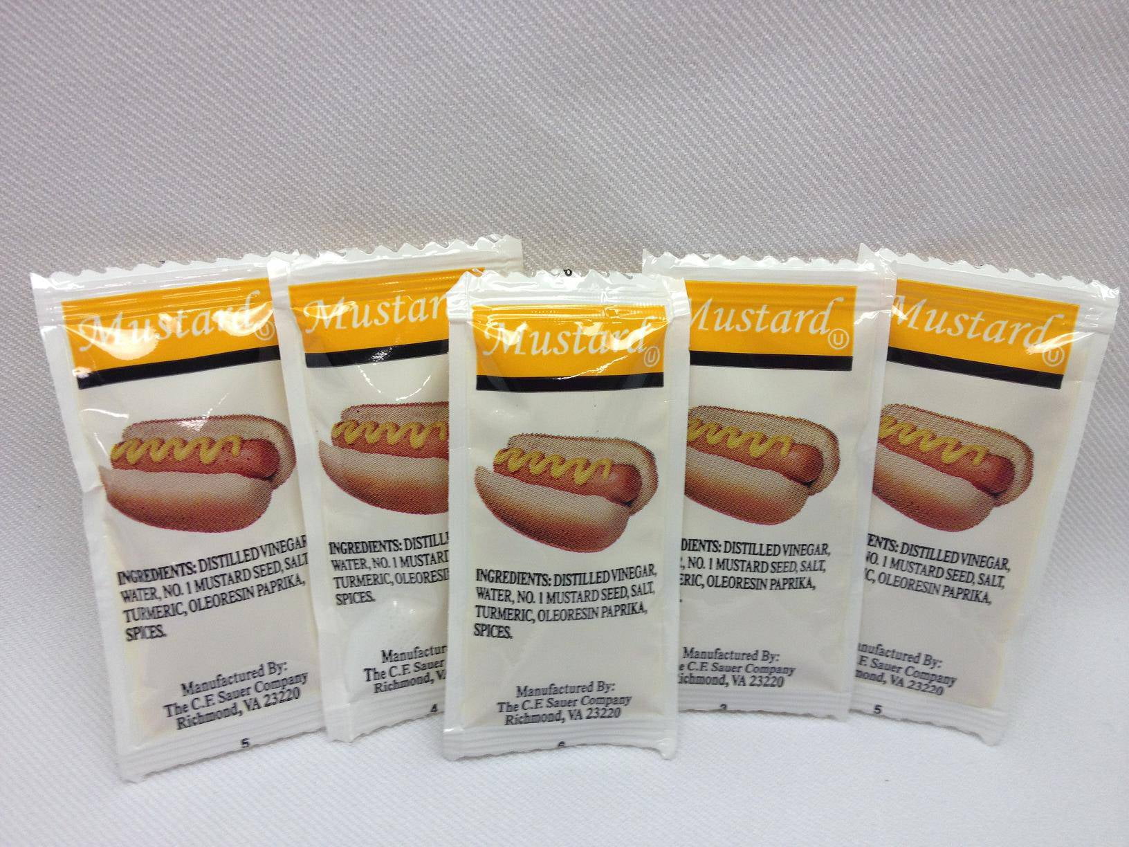 (Price/Case)Sauer Mustard, 5.5 Gram, 1 per case