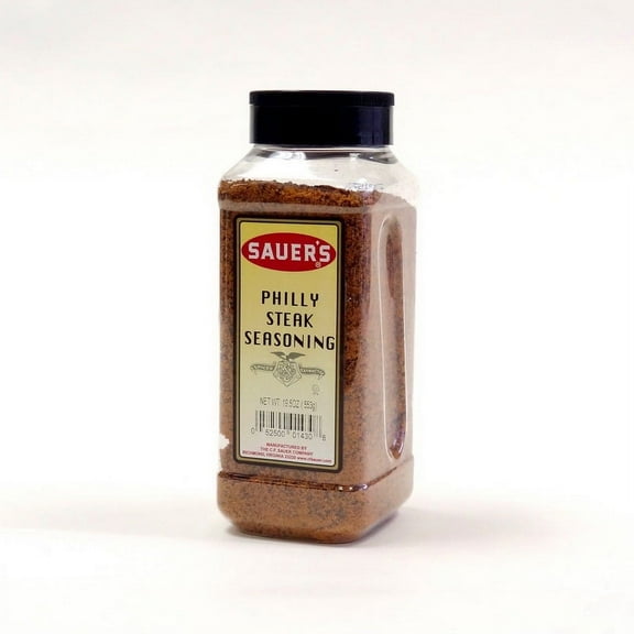 (Price/Case)Sauer Philly Steak Seasoning 19.5 Ounce Bottle - 6 Per Case