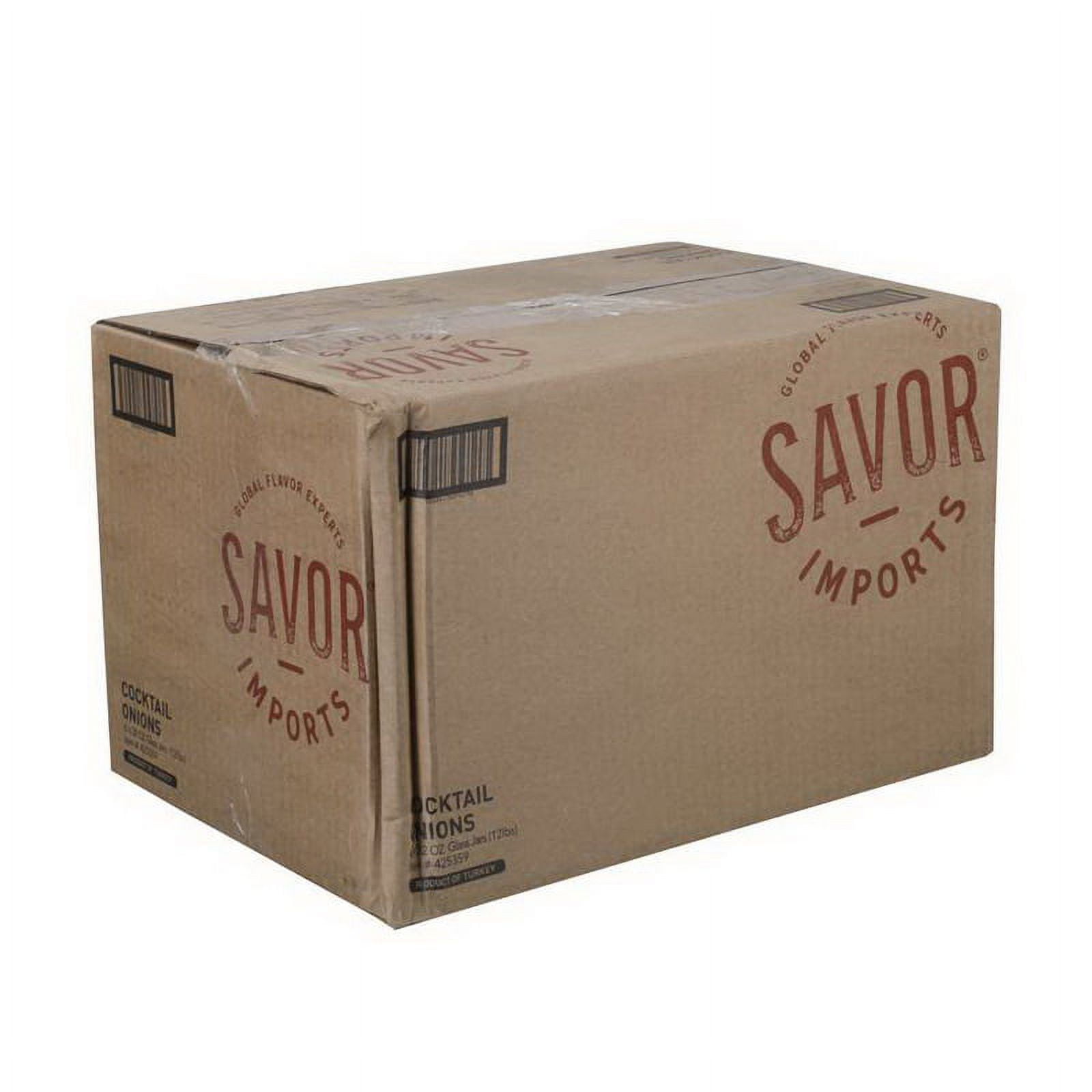 (Price/Case)Savor Imports 425359 Cocktail Onions 6-32 Ounce