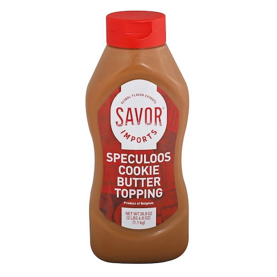 (Price/Case)Savor Imports 739047 Speculoos Cookie Butter Squeeze Bottle, 38.8 Ounces