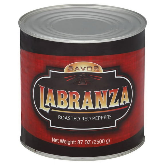 (Price/Case)Savor Imports Whole Roasted Red Peppers 3 Kilogram - 6 Per Case