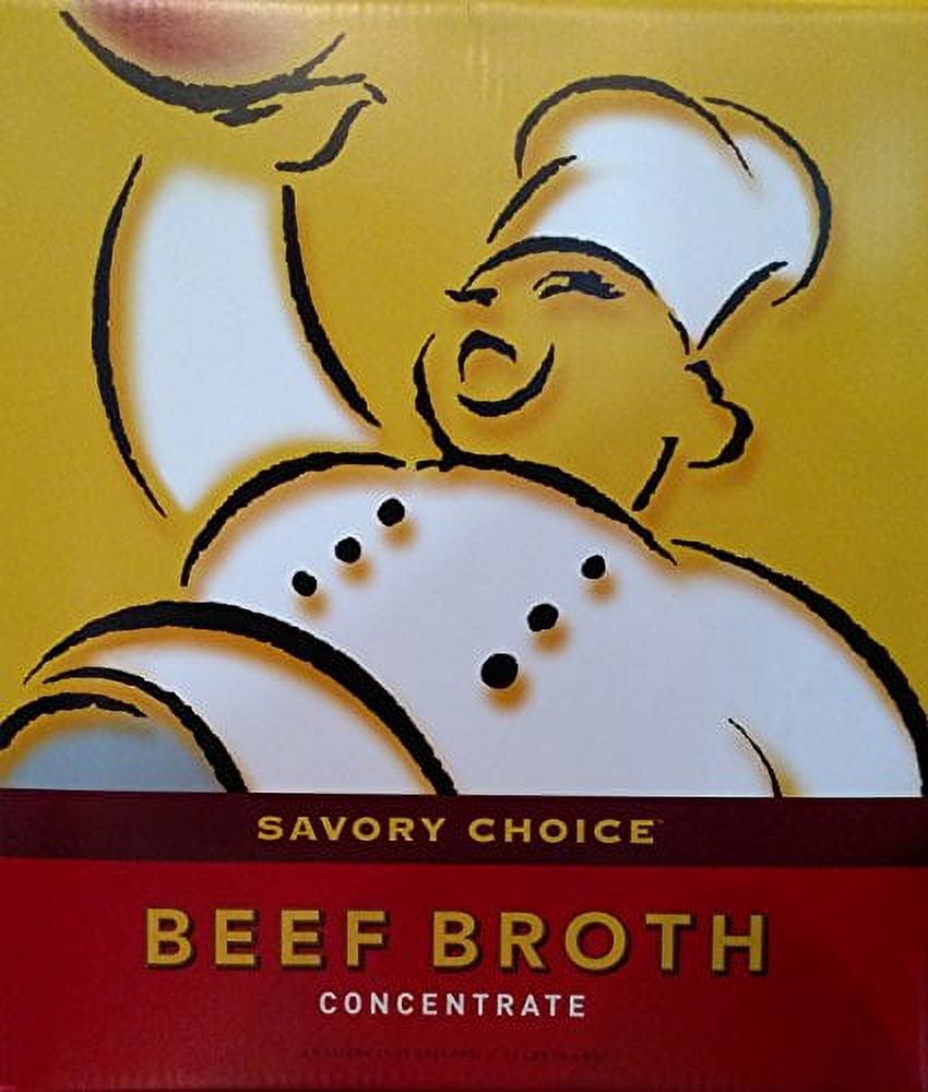(Price/Case)Savory Choice 30052S Beef Broth Concentrate, 4.5 Liter, 1