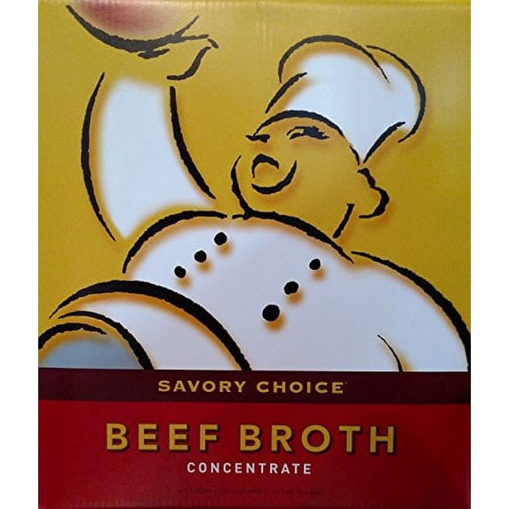 (Price/Case)Savory Choice 30052S Beef Broth Concentrate, 4.5 Liter, 1 per case