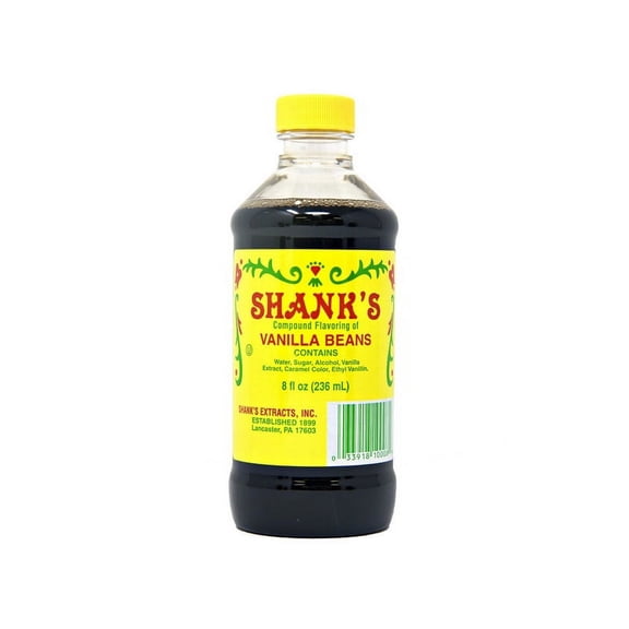 (Price/Case)Shank's Imitation Vanilla Compound Flavoring 12/8oz, 170576