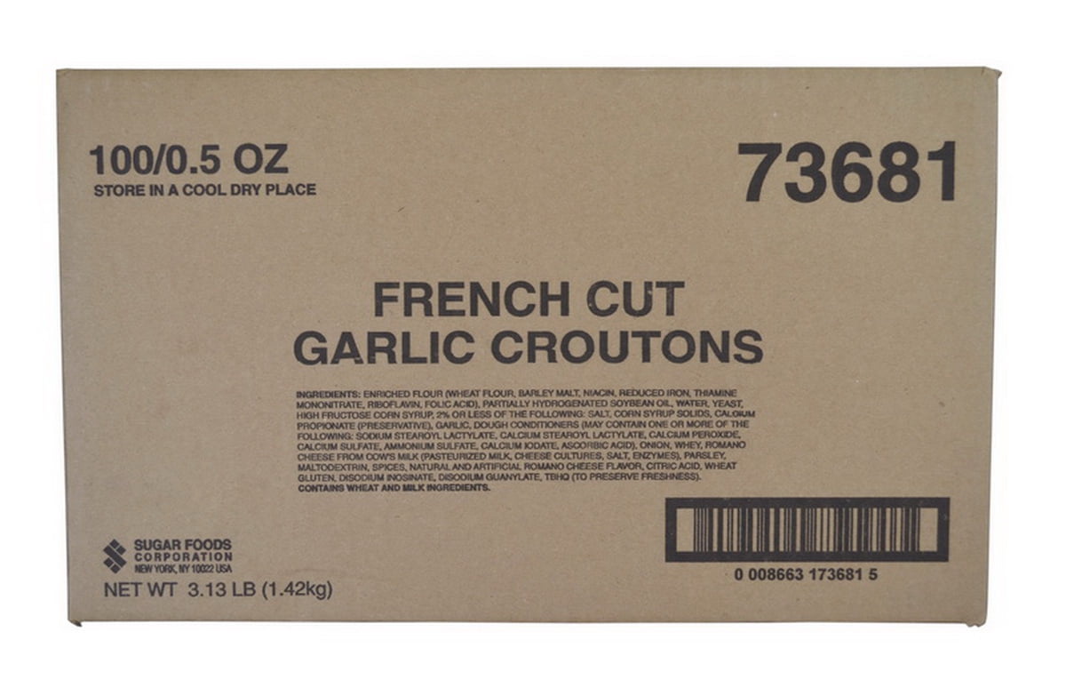 (Price/Case)Single Serve French Garlic Croutons 100-.5 Ounce