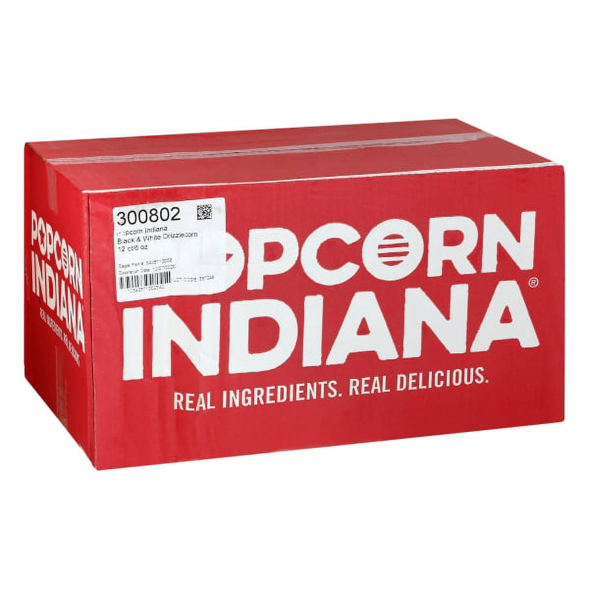 (Price/Case)Snack Popcorn Black And White Chocolate Drizzle 12-6 Ounce