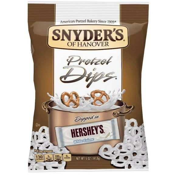 (Price/Case)Snyder'S Of Hanover White Chocolate Dipped Pretzel 5 Ounce Bag - 8 Per Case