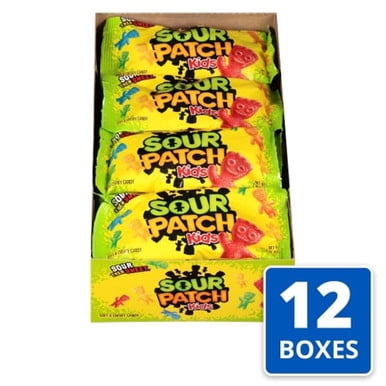 (Price/Case)Sour Patch Kids Bag Sour Patch Candy 2 Ounces - 24 Per Pack - 12 Packs Per Case