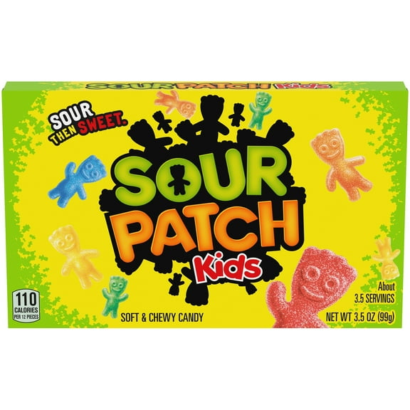 (Price/Case)Sour Patch Kids Soft And Chewy Candy 3.5 Ounces - 12 Per Case