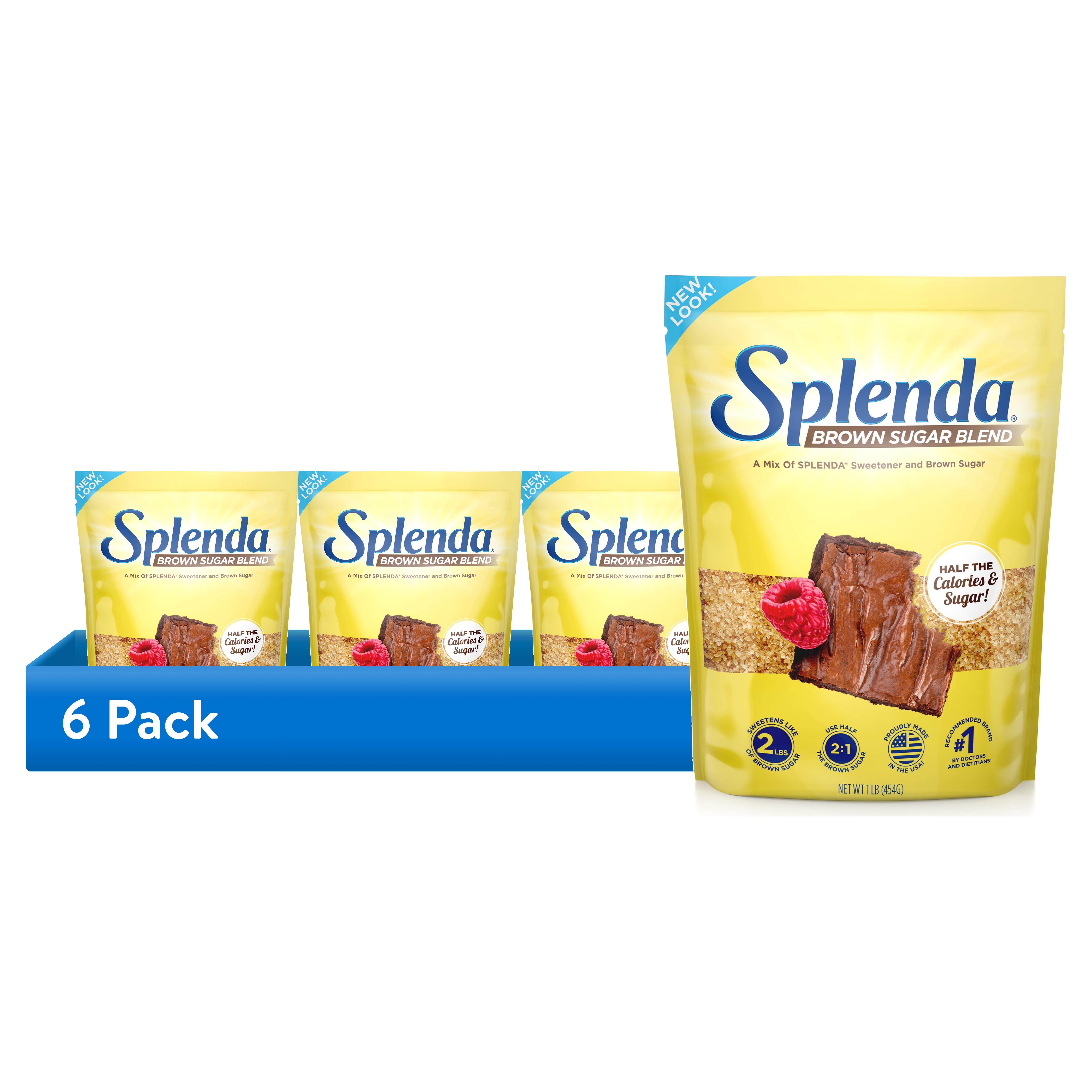 (6 pack) Splenda Sweetener with Brown Sugar Blend, 16 oz