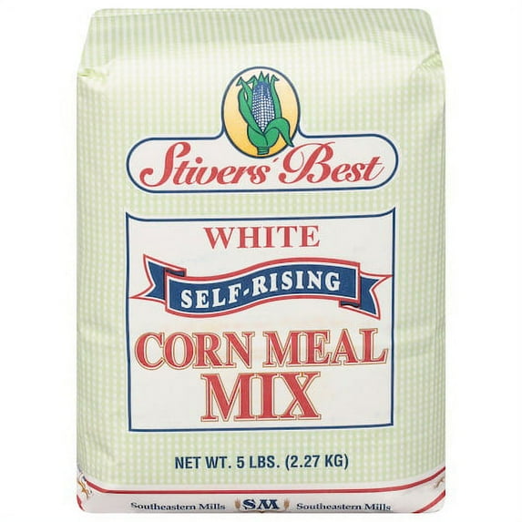 (Price/Case)Stiver'S Best 4001655 Cornmeal White Self Rising Mix, 5 Pounds, 8 per case