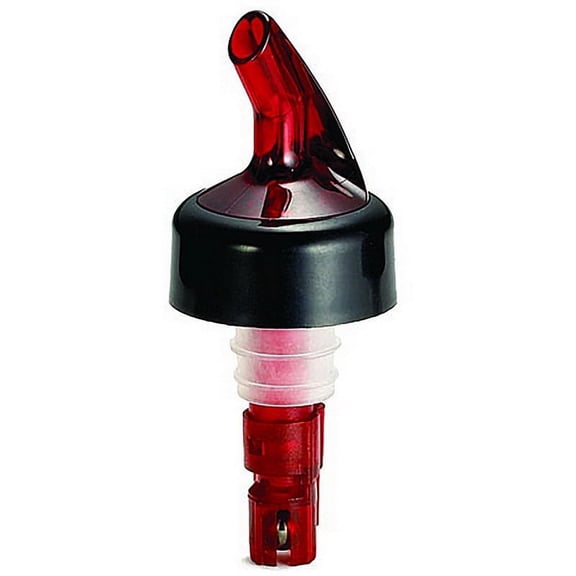 (Price/Case)Tablecraft 1 Ounce Red Tube Red Spout Proper Pourer, 12 Each, 1 per case