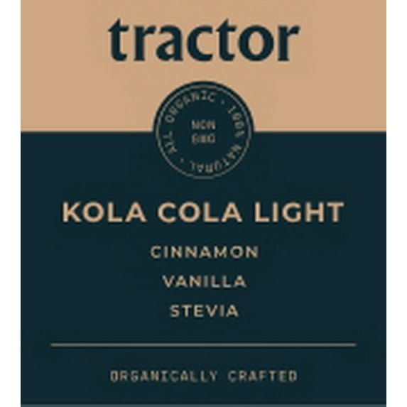 (Price/Case)Tractor Beverage Co Organic Tractor Cola Light Soda Syrup