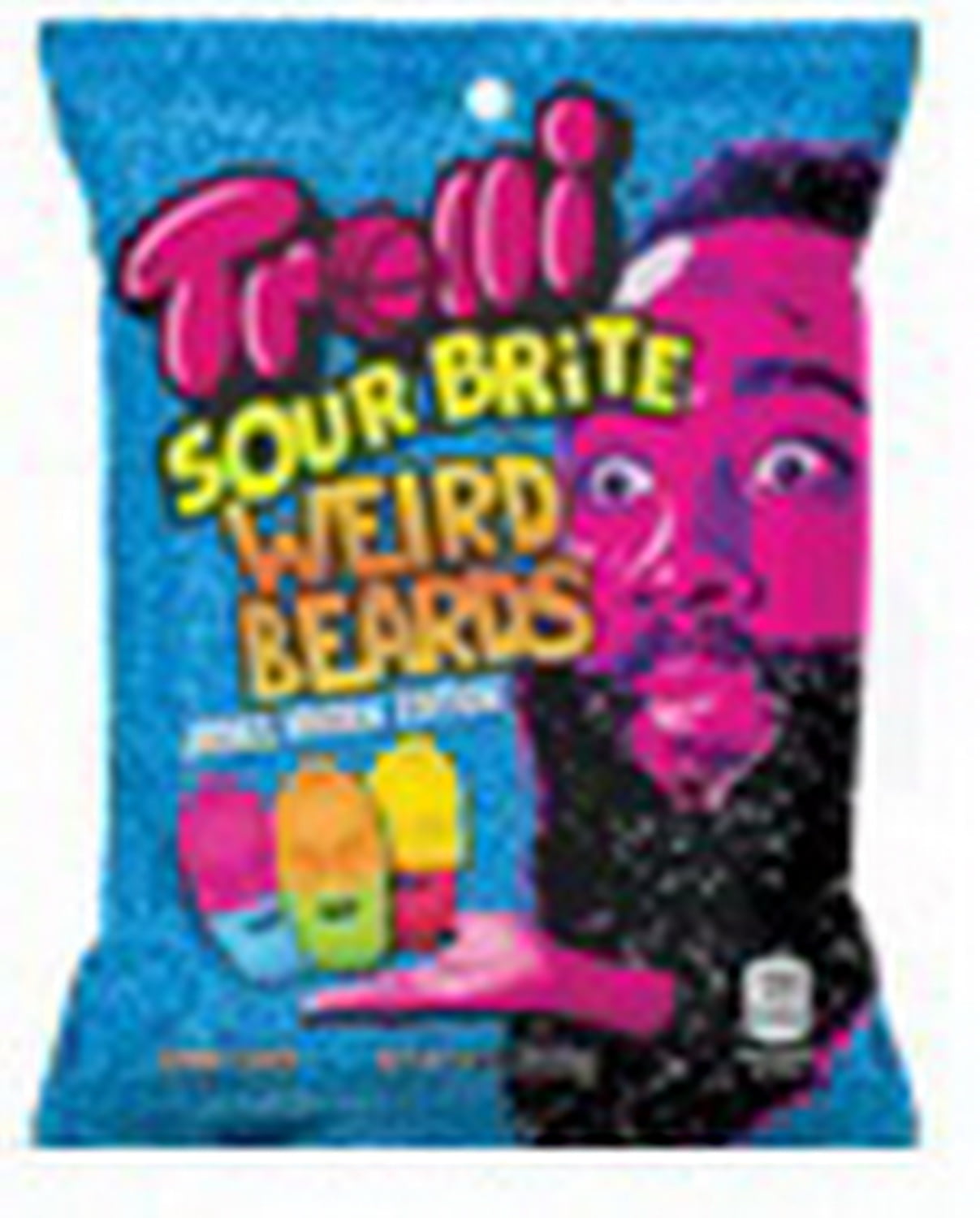 Trolli Sour Brite Weird Beards Gummi Candy James Harden Edition - 4.25-oz. Bag