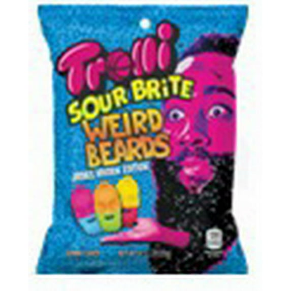 Trolli Sour Brite Weird Beards Gummi Candy James Harden Edition - 4.25-oz. Bag