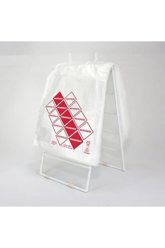 (Price/Case)Tuffgards 2M High Density Red Wednesday Preportioning Bag, 2000 Each, 1 per case