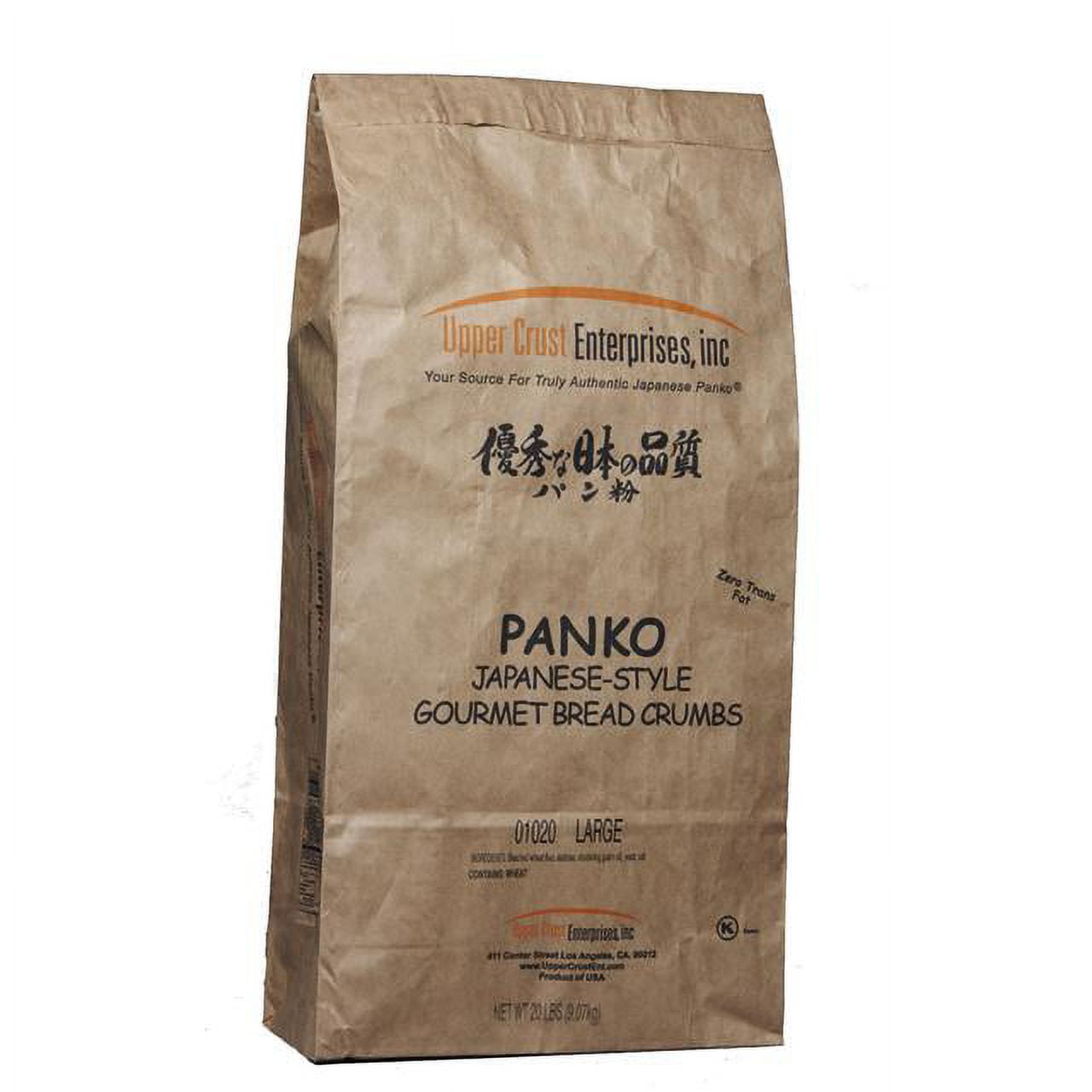Price/Case)Upper Crust Enterprises 01020 Panko - Large Grind