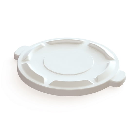 (Price/Case)Value Plus 20 Gallon White Waste Receptacle Lid 6 Per Case