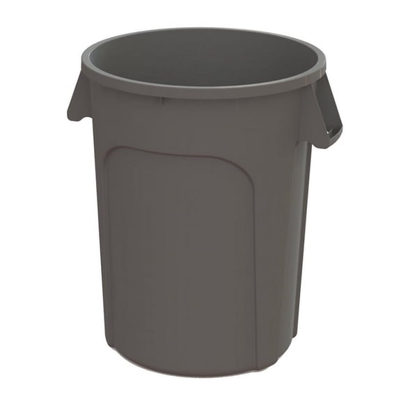 (Price/Case)Value Plus 44 Gallon Gray Container 4 Per Case