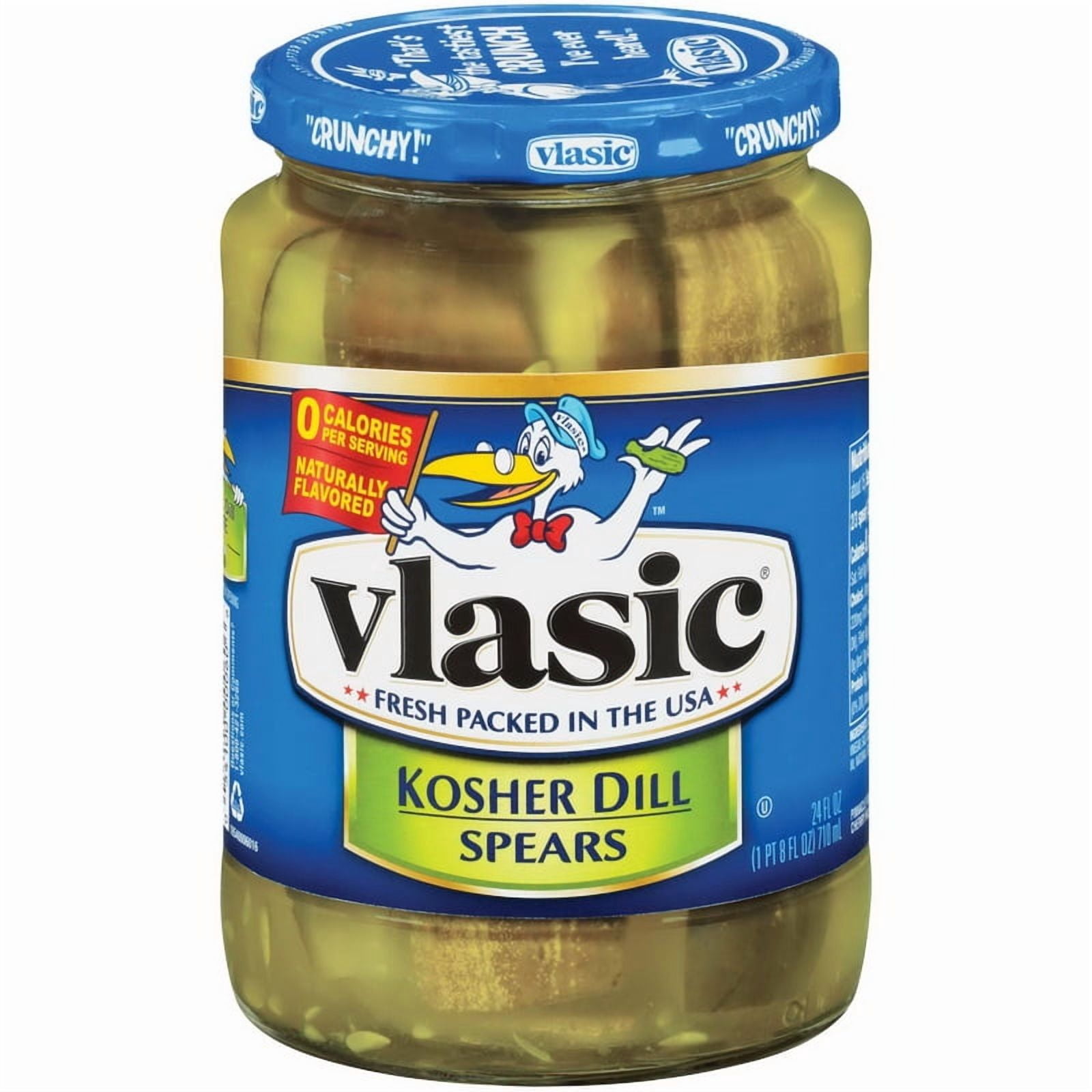 (Price/Case)Vlasic 5410000265 Vlasic Kosher Dill Spears 24 Fl oz