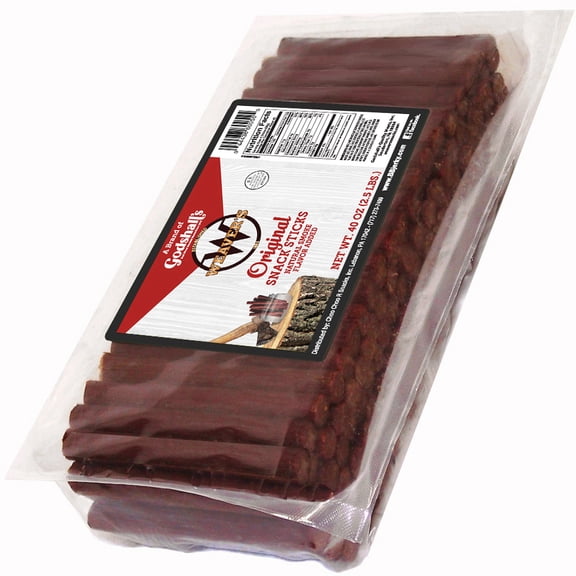 Weavers Original Mini Snack Sticks (160 mild 3.5" beef and chicken snack sticks per 40oz bag)