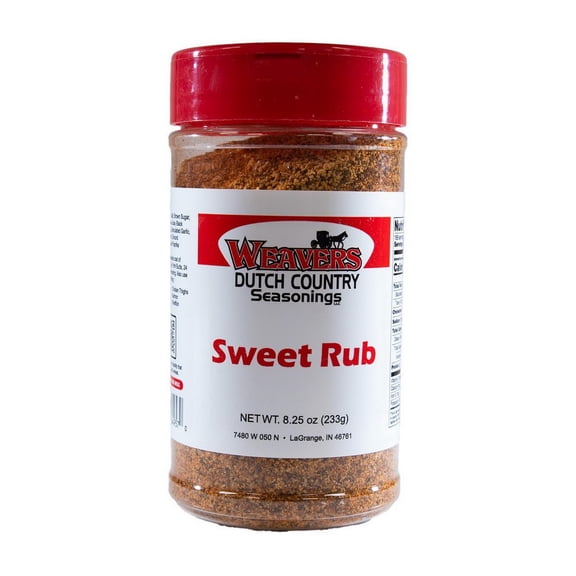 (Price/Case)Weavers Dutch Country Seasonings Sweet Rub 12/8.25oz, 109362