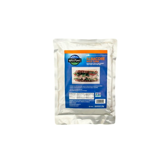 (Price/Case)Wild Planet Foods Albacore Tuna With Sea Salt, 43 Ounces, 6 per case