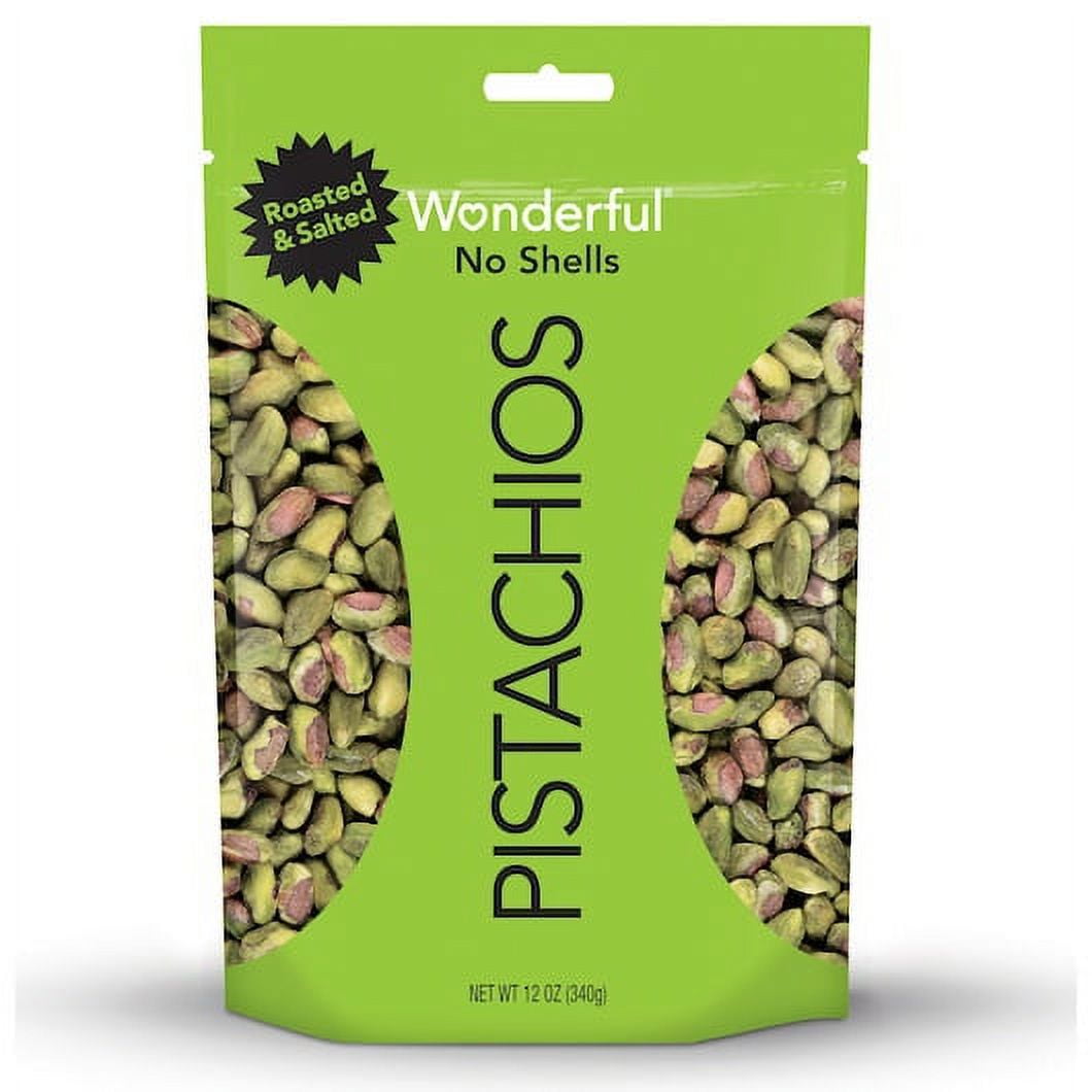 (Price/Case)Wonderful Pistachios Pistachio No Shell Roasted & Salted, 12 Ounces, 12 per case