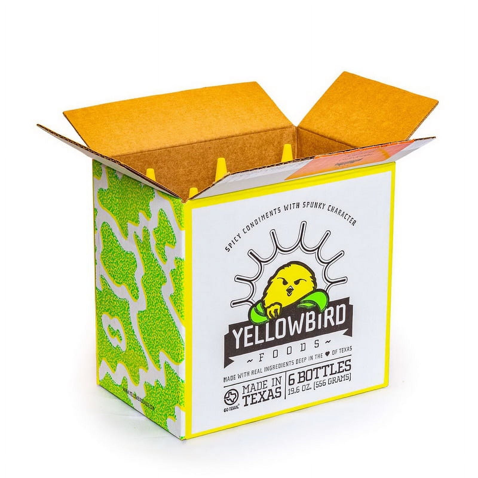 Yellowbird Foods Habanero Hot Sauce Bottle, 19.6 Ounce, 6 Per Case
