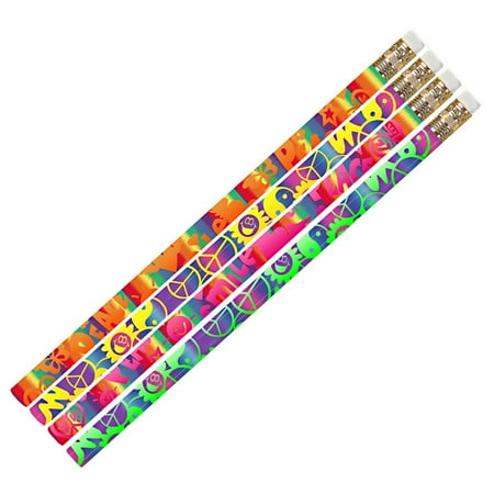 (Price/DZ)Musgrave Pencil Co MUS2496D Peace Pencil 12Pk