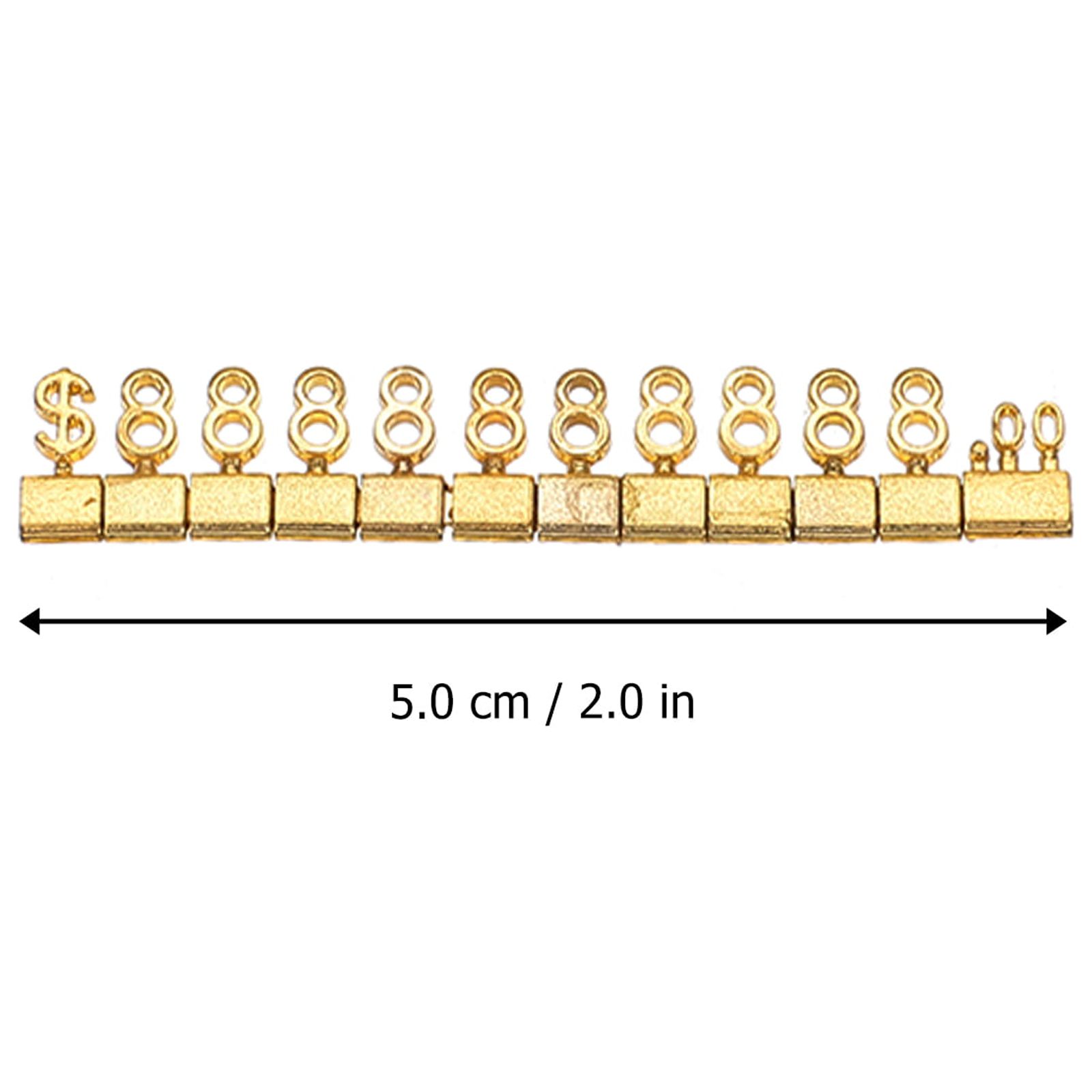 Price Display Number Tag Stand Cubes Cube Jewelry Signs Block Label
