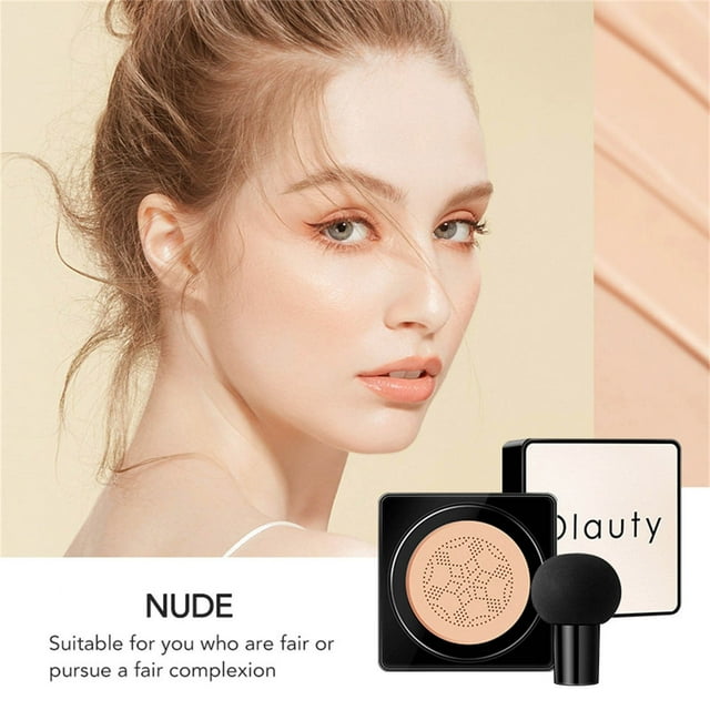 Price Drop! Olauty Cushion Cream Concealer Liquid Foundation, Isolation Cushion for Flawless Skin, Full Coverage Makeup Base for a Smooth Finish