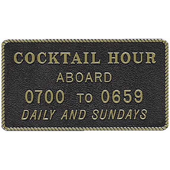 (Price/EA)Bernard Engraving FP013 Cocktail Hour