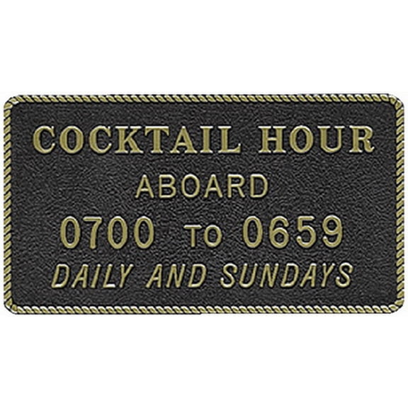 (Price/EA)Bernard Engraving FP013 Cocktail Hour