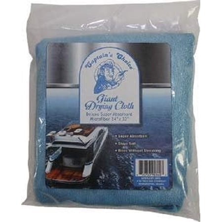 (Price/EA)Captain's Choice Microfiber Drying Cloth, ICM-HT-60