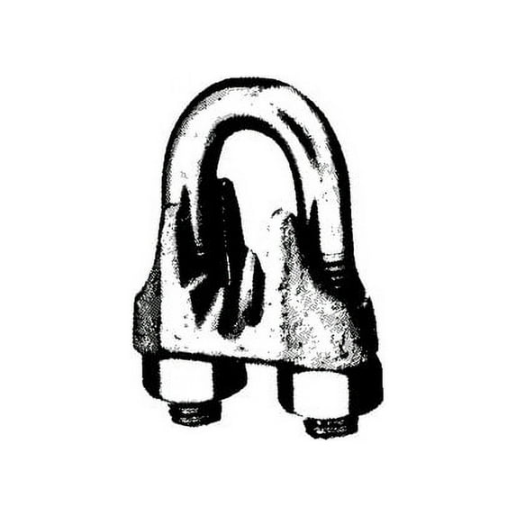 (Price/EA)Chicago Hardware 231756 Wire Rope Clip, Galvanized