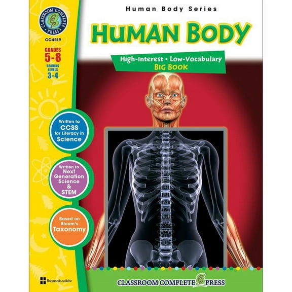 (Price/EA)Classroom Complete Press CCP4519 Human Body Big Book