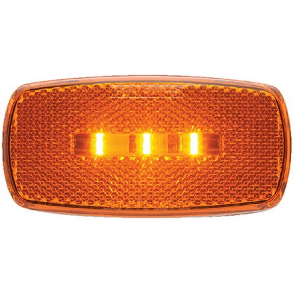 (Price/EA)FulTyme RV 1186 LED Surface-Mount Marker/Clearance Light With Reflex, Amber