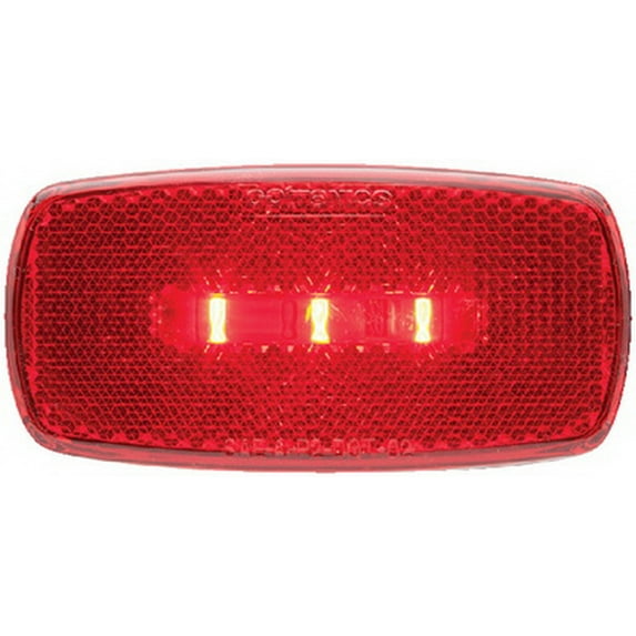 (Price/EA)FulTyme RV 1187 LED Surface-Mount Marker/Clearance Light With Reflex, Red